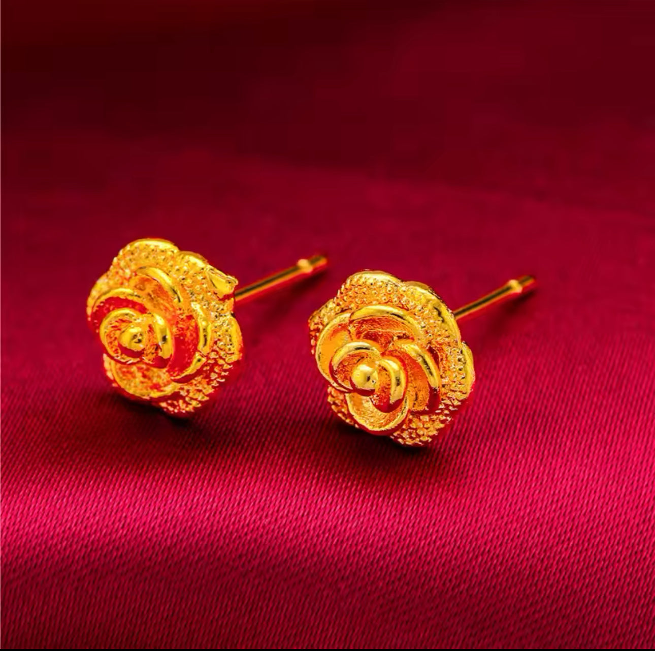 Gold plated Stud earring