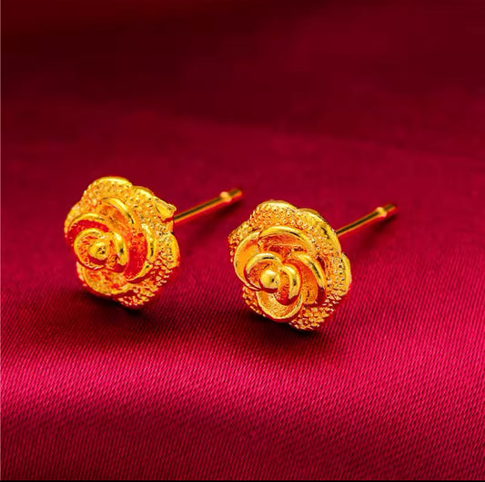 Gold plated Stud earring