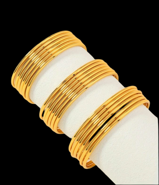 Amina bangles in 3 sizes