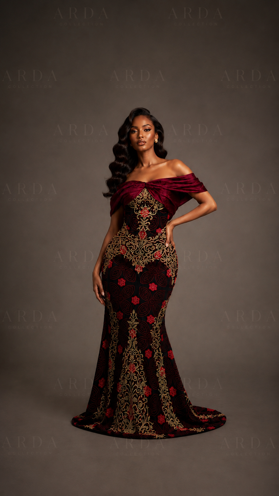 Custom Bridal Shash Gown