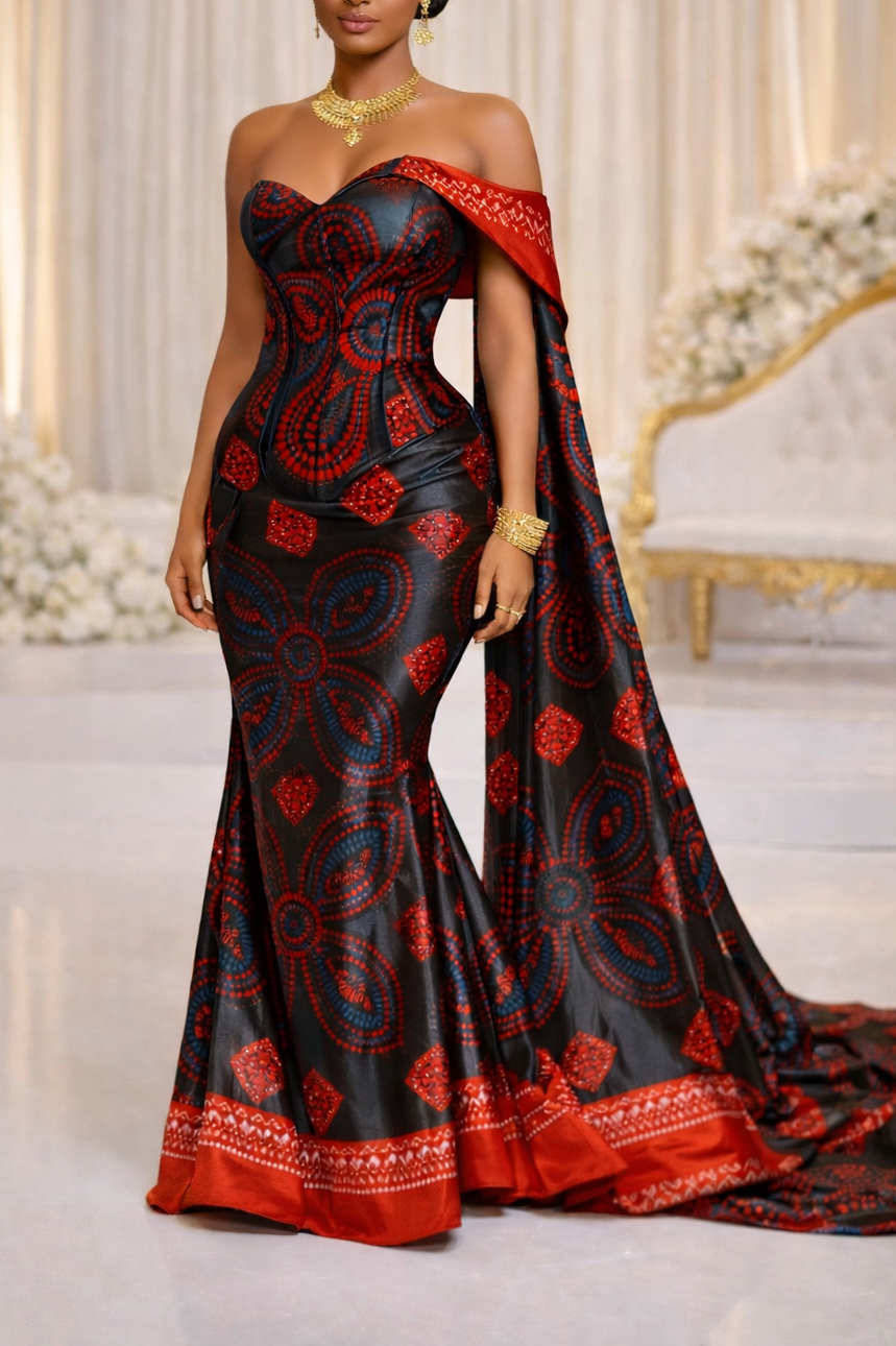 Custom Bridal Shash Gown