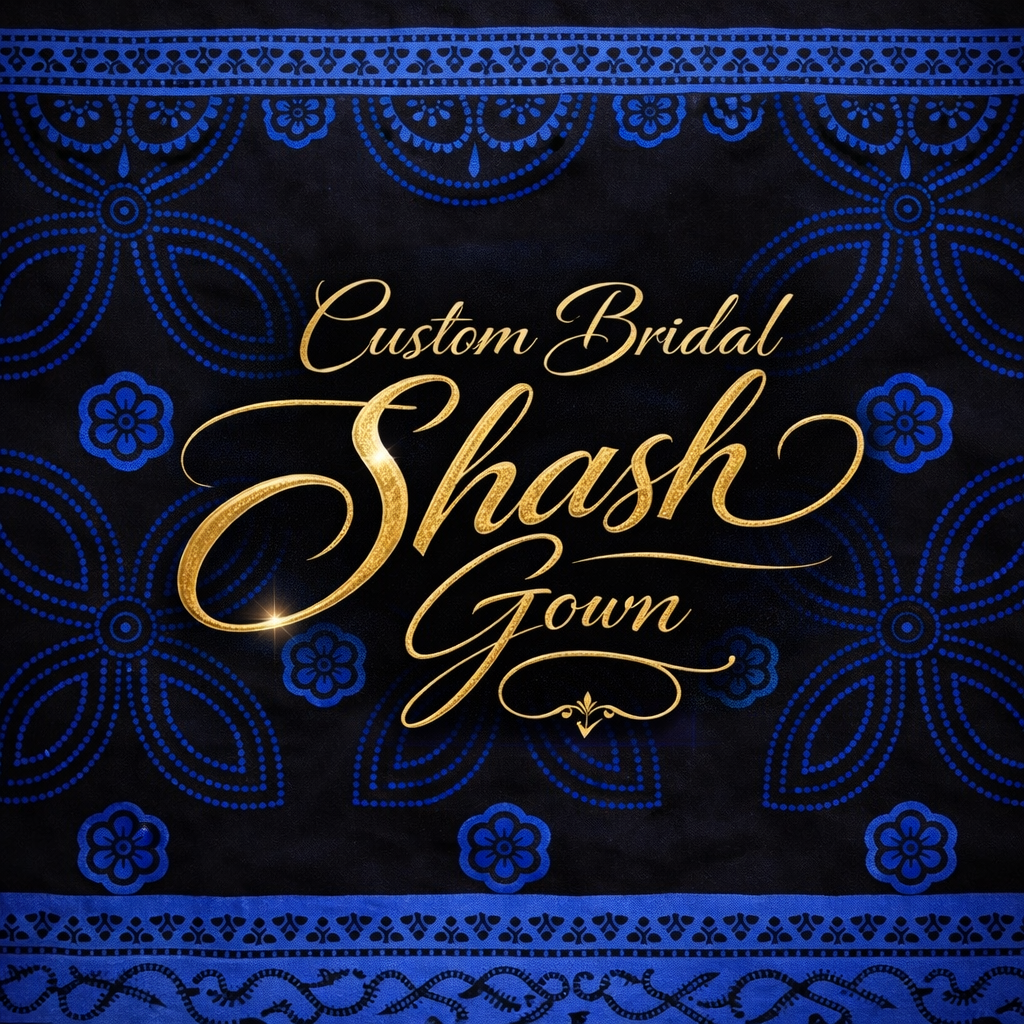 Custom Bridal Shash Gown