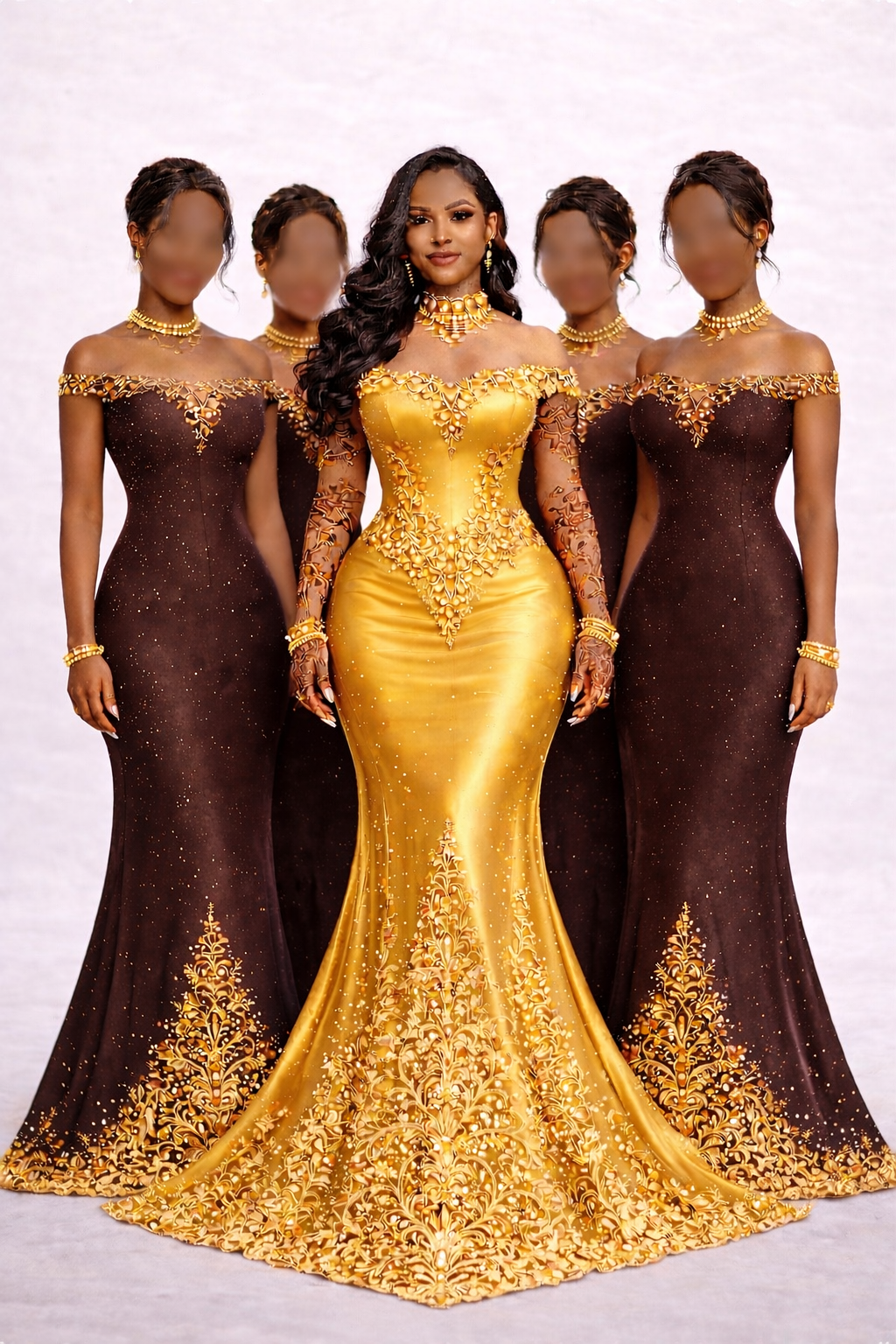 Custom bridesmaids Dirac/Dress